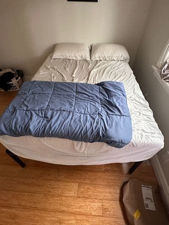 Bed Frame, Mattress, Pillows 3
