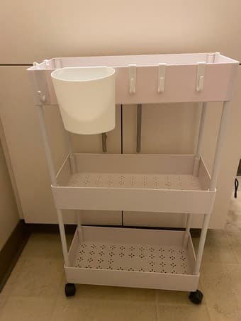 Medium bathroom storage trolley 1