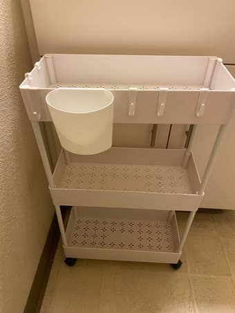 Medium bathroom storage trolley 3