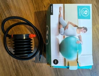 Yoga Ball with Pump and Mat 1