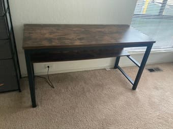 Desk and desk chair for sale 1