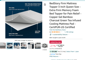 Firm Mattress topper 1