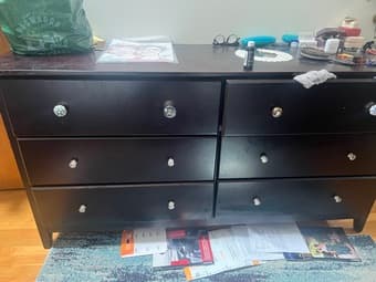 6 drawer long dresser 1