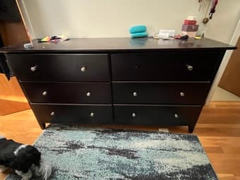 6 drawer long dresser 3
