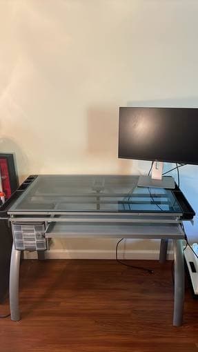Glass Office Desk for sale 1