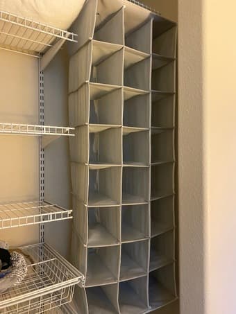 Wardrobe shoe organiser - 24 pairs 1