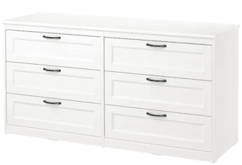 Dresser with 6 drawers 2