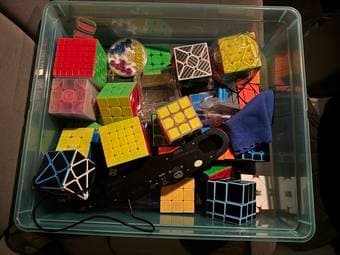 Entire Rubiks cubing collection 1
