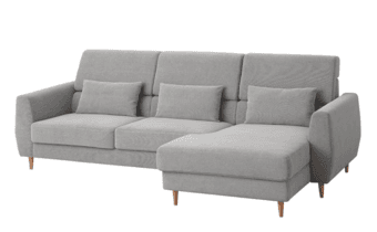 Gray Modular Sofa with Chaise and Cushions 4