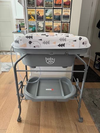 Baby Bathtub with Changing Table 1