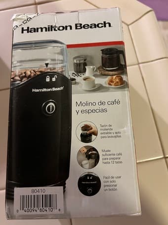 Selling unopened coffee and spice grinder 1