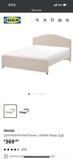 Bed and bed frame 4