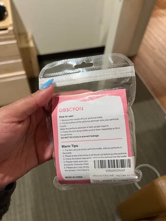 NEW perfume travel refillable mini spray bottles 2