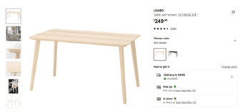 Ikea table 1