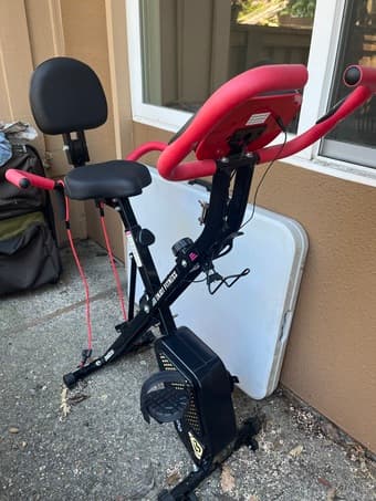 Folding Exercise Bike, Indoor cycle 1