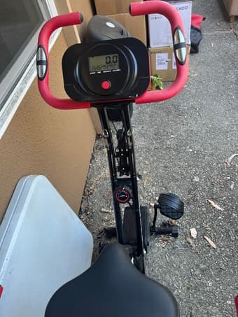 Folding Exercise Bike, Indoor cycle 2