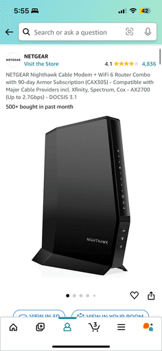 Nighthawk CAX30s powerful modem router ! 2