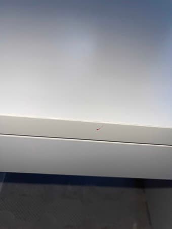 White IKEA desk 4