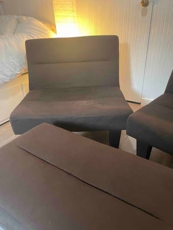 Brown modular seating combo 2