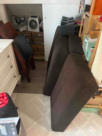 Brown modular seating combo 4