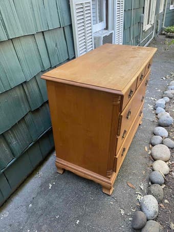 Warm brown wooden chest 4