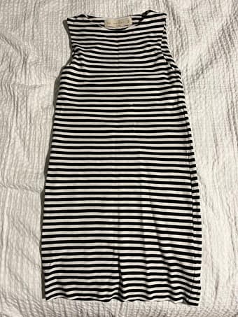 Small Zara stripe sheath dress 1