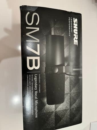 Brand new Shure SM7B mic (original packaging) - original price $400 2