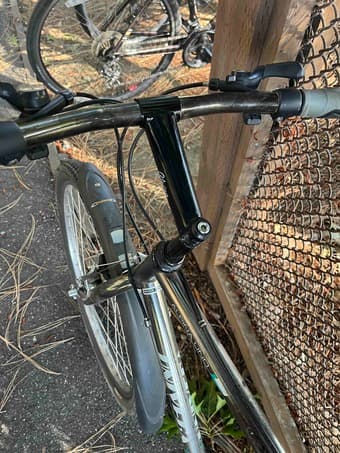 Seeling vintage bike, on-campus 2