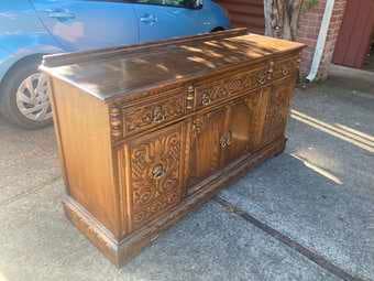 Beautiful Wooden Credenza 2