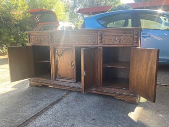 Beautiful Wooden Credenza 3