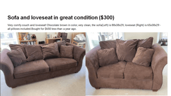 Move-out sale: Comfortable 5-seat sofa, queen bed frame& mattress, etc 1
