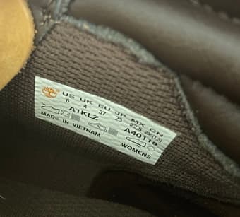 Free New Timberland Ortholite Women boot size 6 3