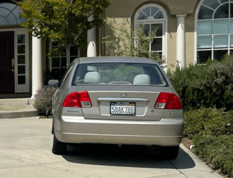 2003 Beige Honda Civic for sale 2