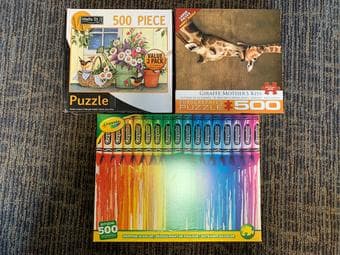 Three 500 piece puzzles 1