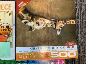Three 500 piece puzzles 4