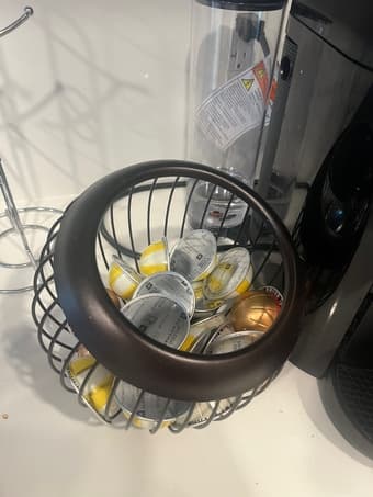 Nespresso Coffee Machine + Pod holder 3