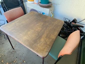 Table and two chairs (can be used for patio/balcony) 1