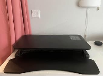 Solid standing desk converter 2