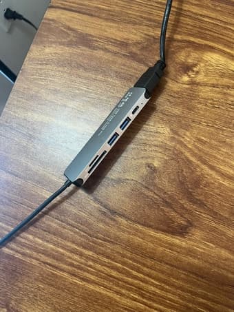 LG 27-in Computer Monitor + USB C to HDMI adapter + monitor stand 3