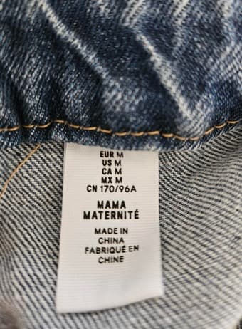 Maternity denim overall (size M) 3