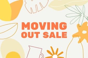 Moving Out Sale - Updated 1