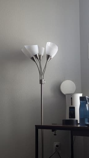 Wayfair tree floor lamp: 5 bulb heads 3