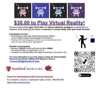 Paid VR NeuroFit Research Study Seeking Participants! 1