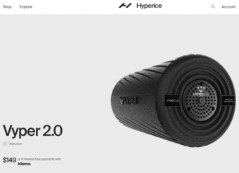 Vibrating Hyperice Vyper 2.0 Roller for Sports 1