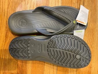 Brand new men’s crocbrand Flipflops size 13 1