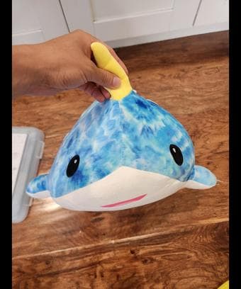 Tool set and shark plushie 1