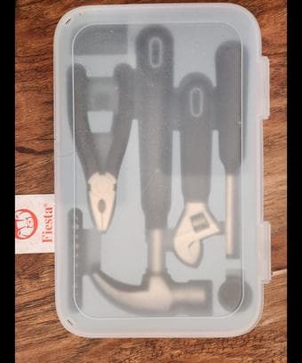 Tool set and shark plushie 3