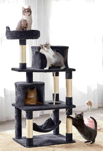 53" tall cat tree/tower - suitable for adult cats: Moving Sale 1