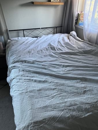 Full Memory foam mattress and full bed 1