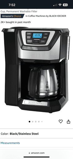 Mill and brew coffee machine 1